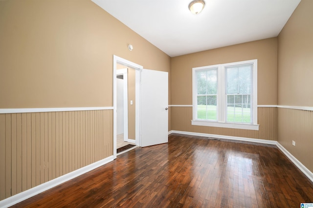 1221 4th Pl, Pleasant Grove, AL 35023 - spare room featuring wood-type flooring and wainscoting