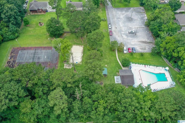 273 Forest Pkwy, Alabaster, AL 35007 - aerial overview of property's location with a pool area