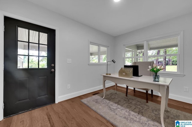 7174 Rowan Rd, Leeds, AL 35094 - office featuring wood finished floors