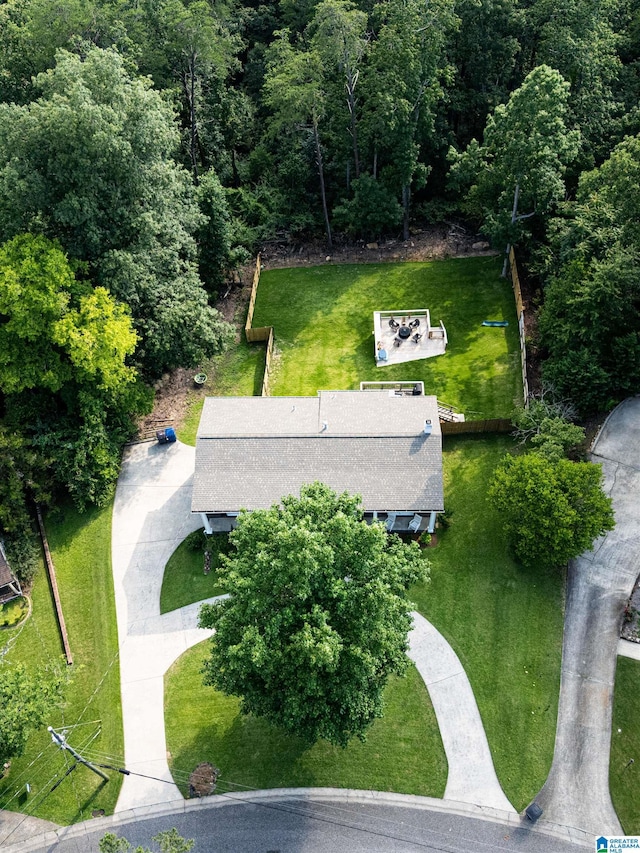 2440 Regent Ln, Hoover, AL 35226 - view of subject property with a forest