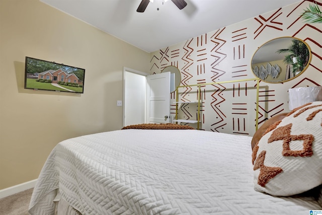 22489 Iron Masters Loop, Mccalla, AL 35111 - carpeted bedroom featuring baseboards and a ceiling fan