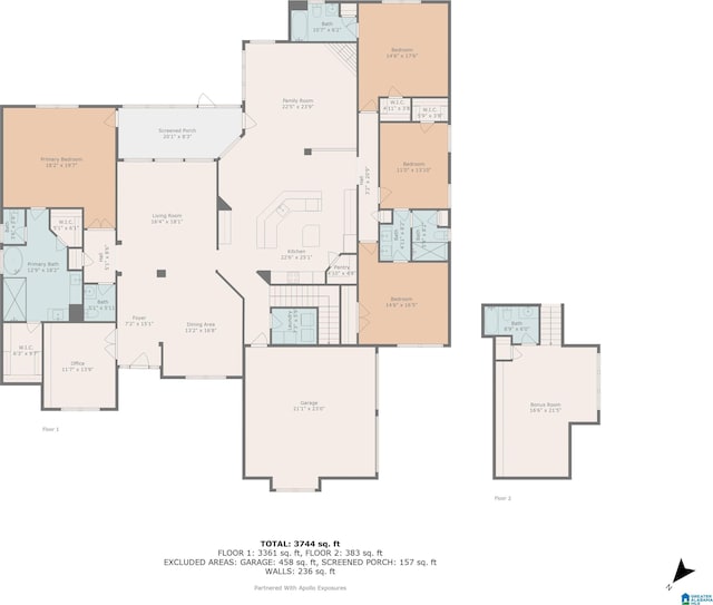 3037 Twelve Stones Rd SE, Owens Cross Roads, AL 35763 - view of floor plan / room layout