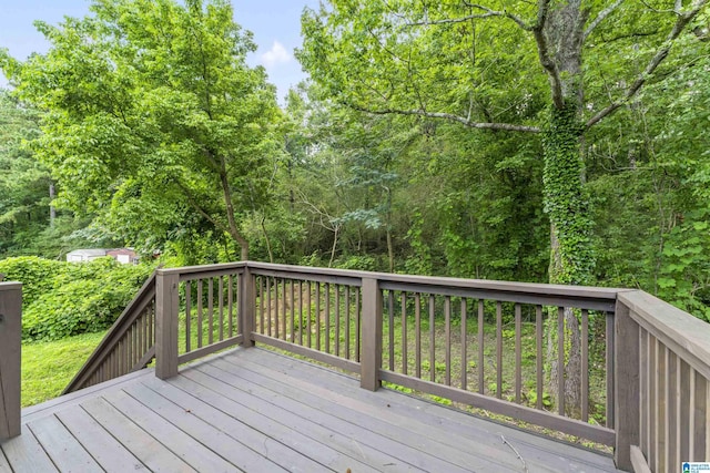 2649 6th St NE, Center Point, AL 35215 - view of wooden terrace