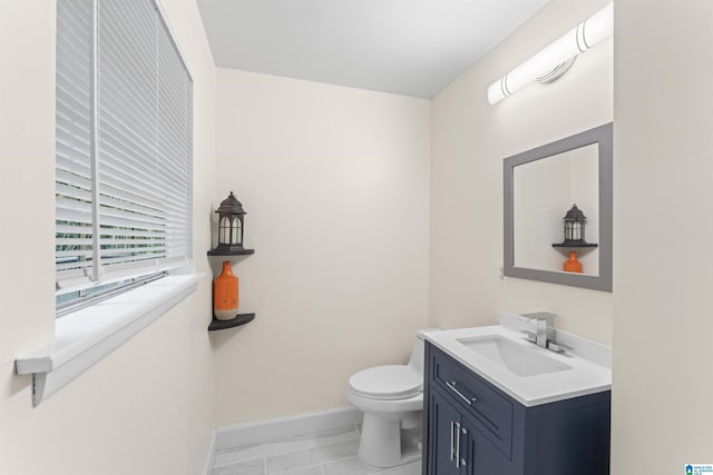 2649 6th St NE, Center Point, AL 35215 - half bath with vanity and marble finish floors