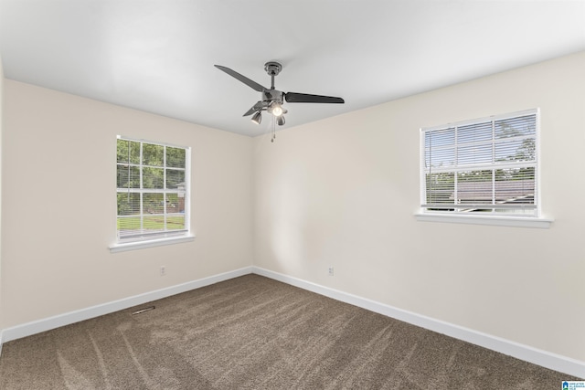 2649 6th St NE, Center Point, AL 35215 - spare room featuring carpet floors and ceiling fan