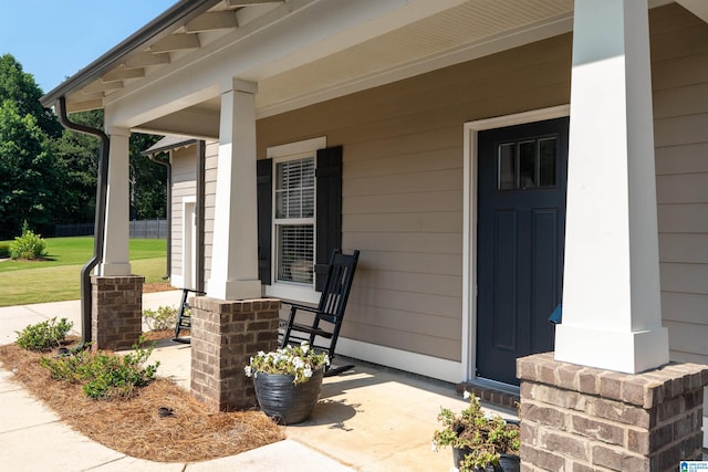 5181 Cruise St, Trussville, AL 35173 - view of exterior entry featuring a porch