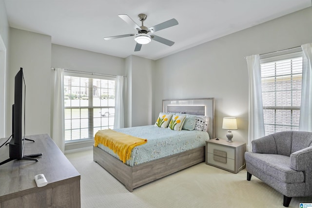 2816 Aster Lake Rd, Helena, AL 35022 - bedroom featuring light carpet and a ceiling fan