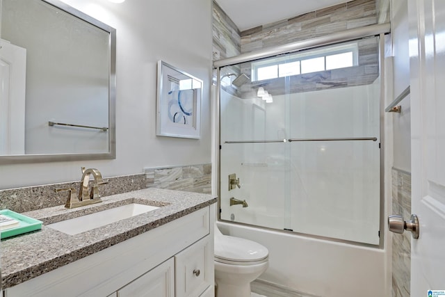 2816 Aster Lake Rd, Helena, AL 35022 - bathroom featuring vanity and shower / bath combination with glass door