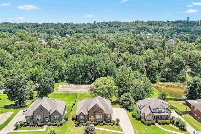 2816 Aster Lake Rd, Helena, AL 35022 - aerial view of property and surrounding area with a forest
