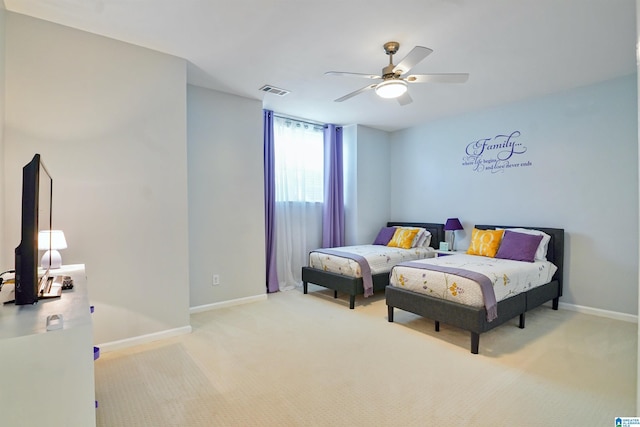 2816 Aster Lake Rd, Helena, AL 35022 - bedroom with carpet flooring and a ceiling fan