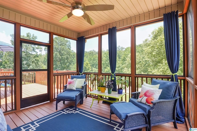 2816 Aster Lake Rd, Helena, AL 35022 - sunroom / solarium with ceiling fan