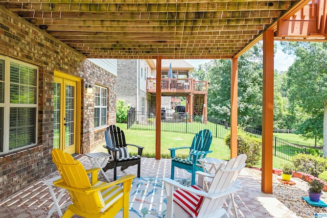 2816 Aster Lake Rd, Helena, AL 35022 - fenced backyard with a patio area