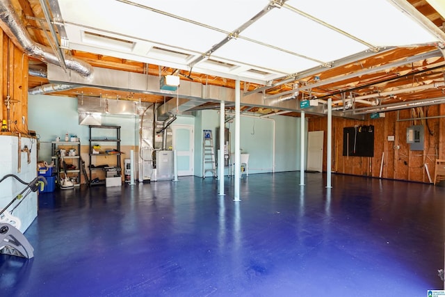 2816 Aster Lake Rd, Helena, AL 35022 - unfinished basement featuring electric panel and heating unit