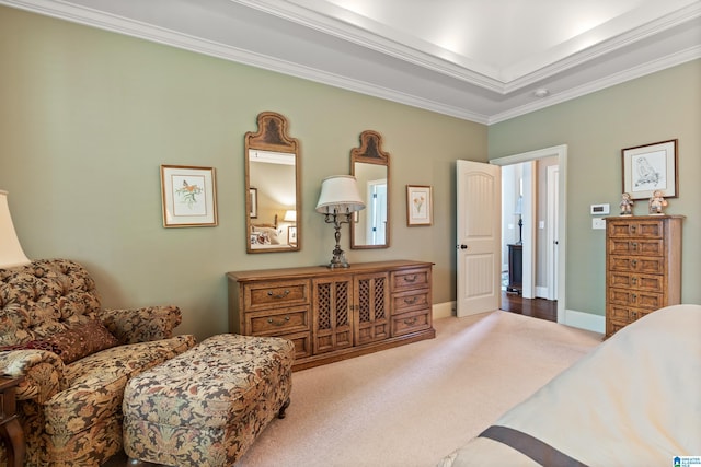 163 River Valley Rd, Helena, AL 35080 - carpeted bedroom featuring ornamental molding