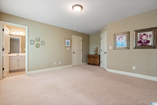 163 River Valley Rd, Helena, AL 35080 - unfurnished bedroom featuring light carpet and ensuite bathroom