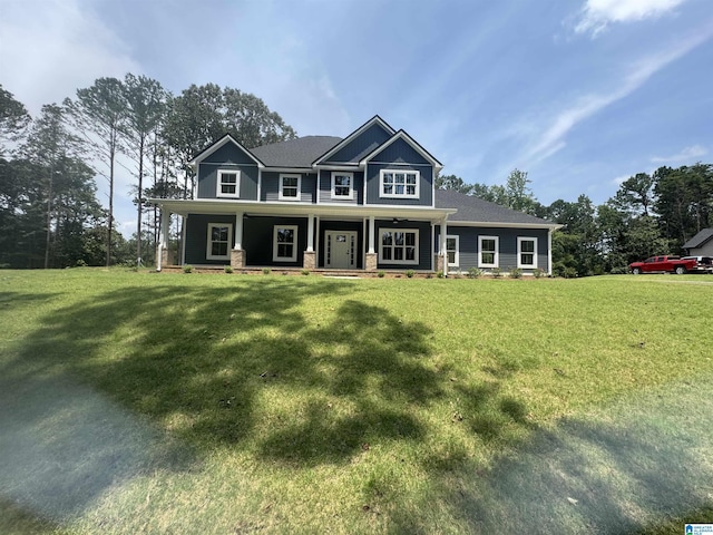 21320 Callie Cir, Mccalla, AL 35111 - craftsman-style house with covered porch and a front yard