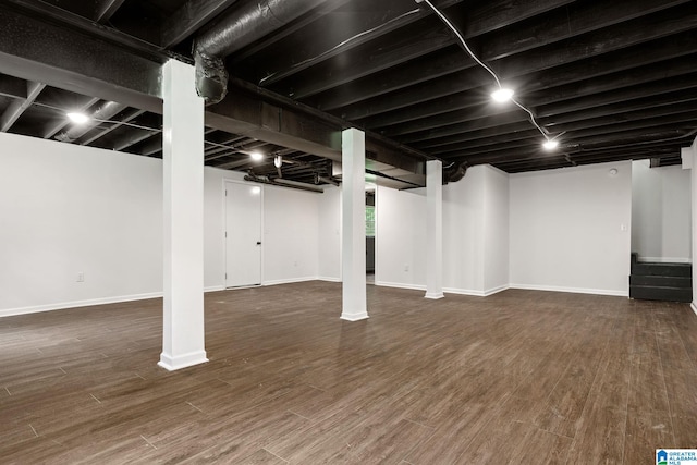 4533 Oak Dr, Pinson, AL 35126 - finished below grade area featuring wood finished floors