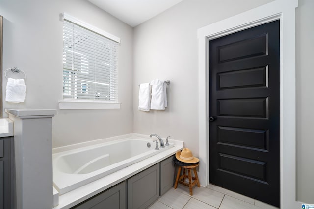 4945 Natalie Way, Trussville, AL 35173 - full bath with a garden tub and tile patterned flooring