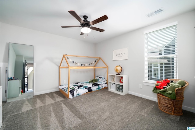 4945 Natalie Way, Trussville, AL 35173 - bedroom featuring carpet and a ceiling fan
