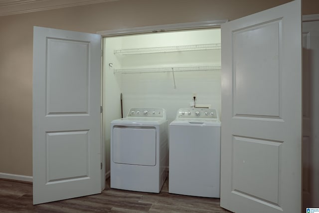 1186 Inverness Cove Way, Hoover, AL 35242 - washroom featuring independent washer and dryer and wood finished floors