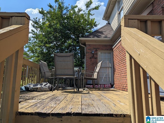 100 Emily Cir, Birmingham, AL 35242 - deck with outdoor dining area