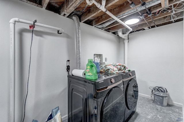 601 Haines Ct, Rapid City, SD 57701 - washroom with washing machine and clothes dryer