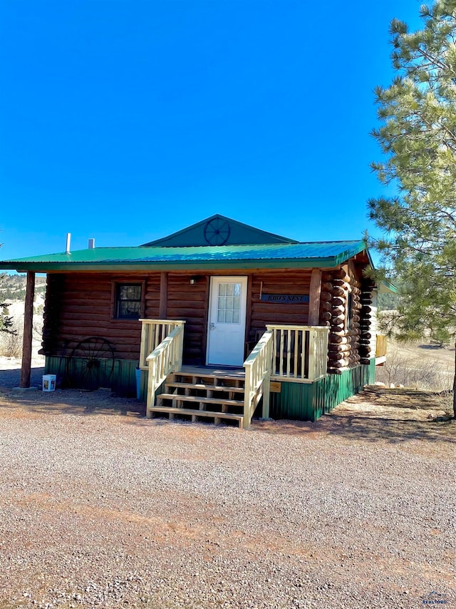 view of cabin