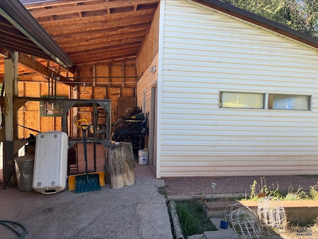 exterior space with a patio area