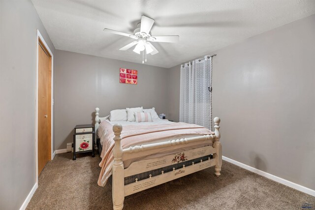 735 8th, Spearfish, SD 57783 - carpeted bedroom featuring ceiling fan