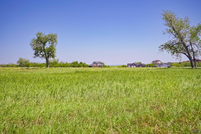 view of landscape with a rural view