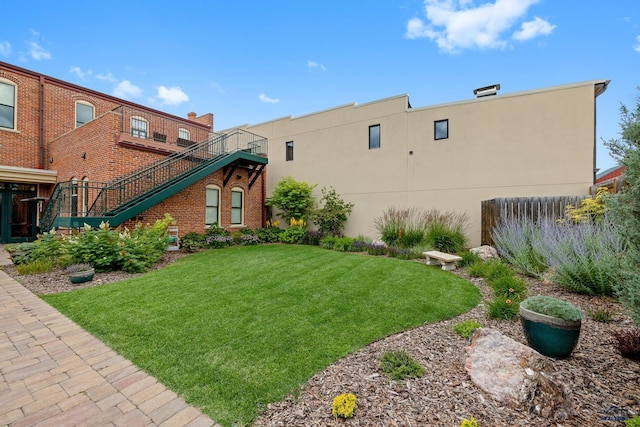 619 Mt Rushmore Rd, Custer, SD 57730 - view of grassy yard featuring stairs