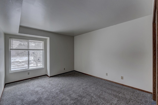 empty room featuring carpet floors