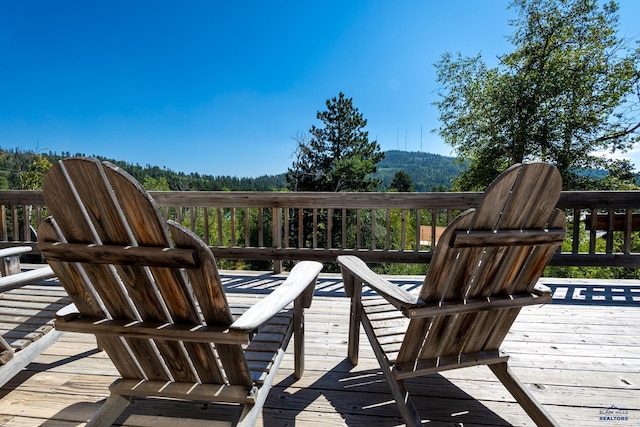 21169 Last Chance Trl, Lead, SD 57754 - view of wooden terrace