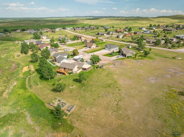 drone / aerial view featuring a rural view