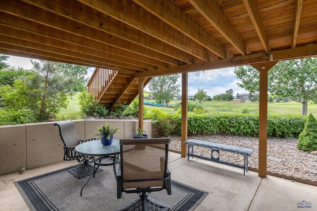 view of patio