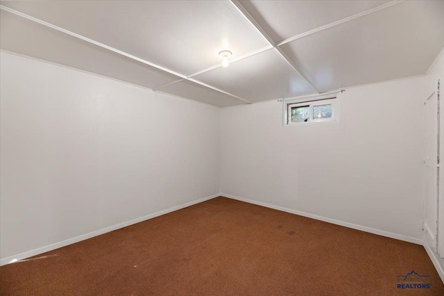914 Kingsbury St, Belle Fourche, SD 57717 - basement with baseboards and carpet