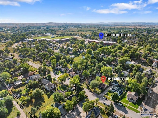914 Kingsbury St, Belle Fourche, SD 57717 - birds eye view of property