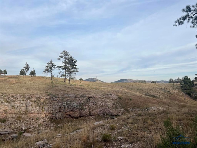 view of nature with a mountain view and a rural view