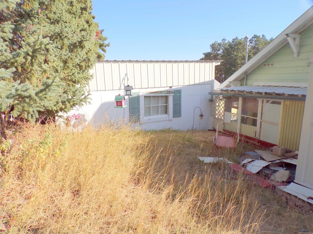 view of side of property