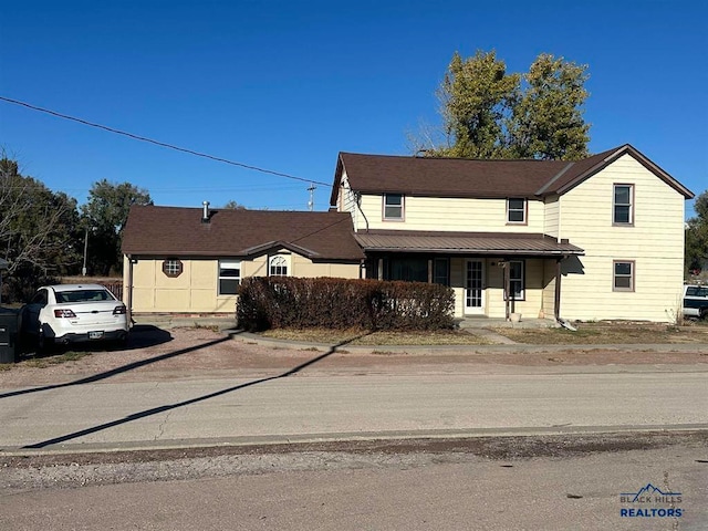 view of front property with a porch