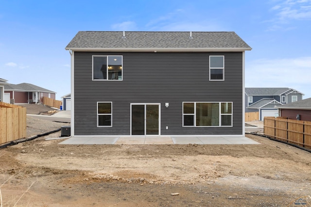 back of house featuring fence and a patio