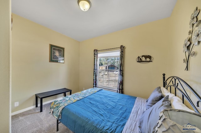 bedroom featuring carpet floors