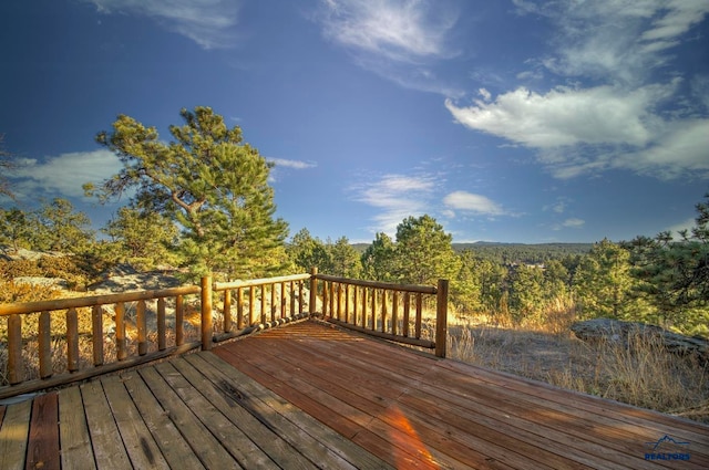 view of deck