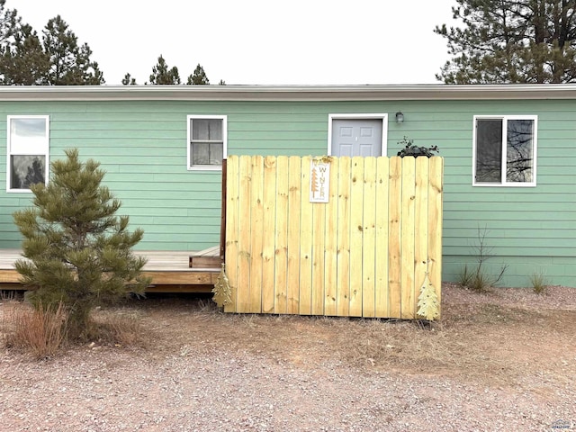 view of outbuilding