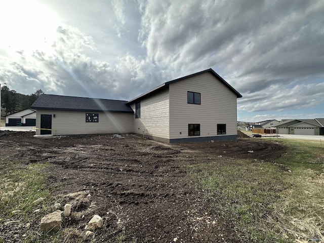 view of rear view of house