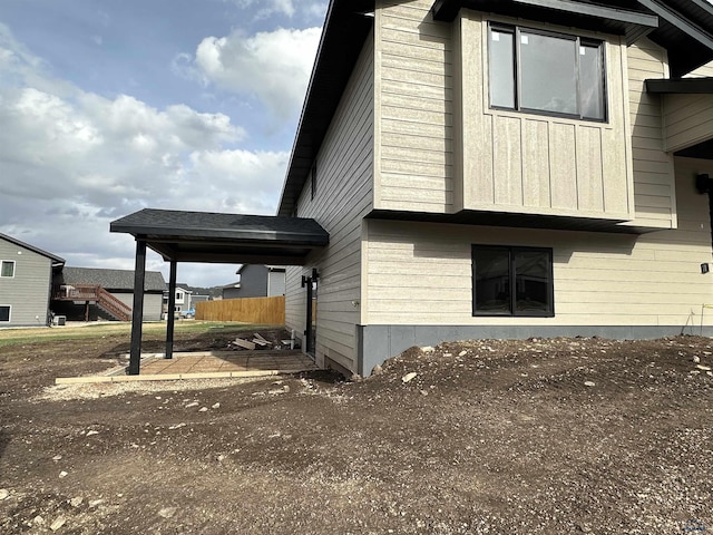 view of side of home