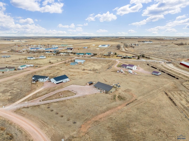 drone / aerial view featuring a rural view