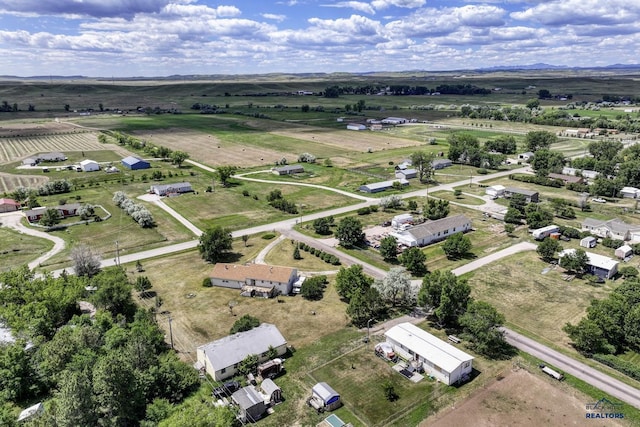 drone / aerial view featuring a rural view