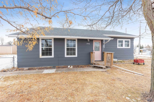 view of ranch-style home