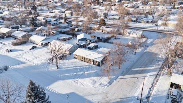 210 E Montana, Rapid City, SD 57701 - snowy aerial view with a residential view